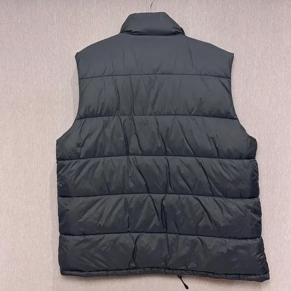 G.H. Bass & Co. Mens XL Reversible Puffer Vest Wool Blend Buffalo Plaid Outdoors - Picture 4 of 9